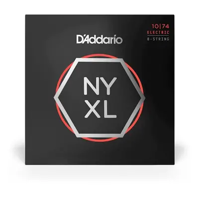 D'Addario NYXL 8-String Regular Top / Heavy Bottom 10-74