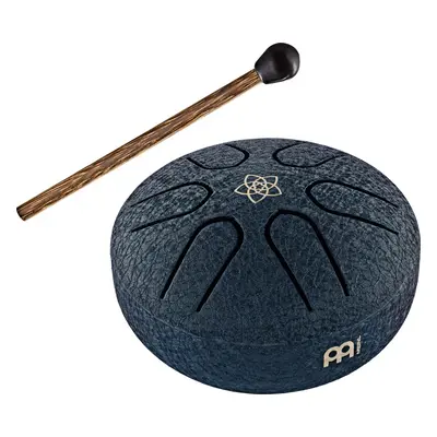 Meinl Sonic Energy PSTD2NBVF Pocket Steel Tongue Drum A Major - Navy Blue/Venus Flower