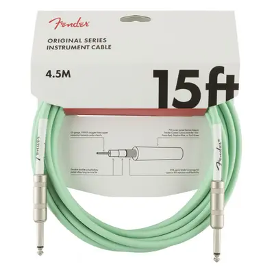 Fender Original Series 15 Instrument Cable Surf Green