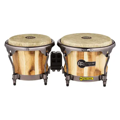 Meinl DGR400CW Artist Series Wood Bongo Diego Galé 7” x 8 1/2” - Fiberskyn Heads