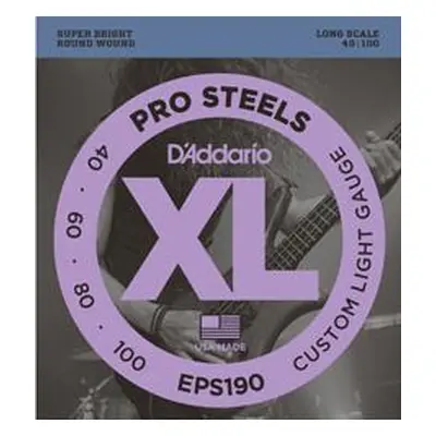 D'Addario EPS190 Pro Steels Super Light - .040 - .100