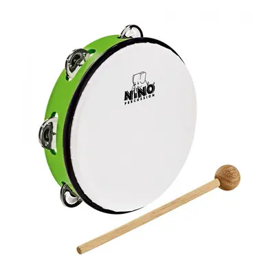 NINO Percussion NINO51GG ABS Tambourine 8” - Grass-Green