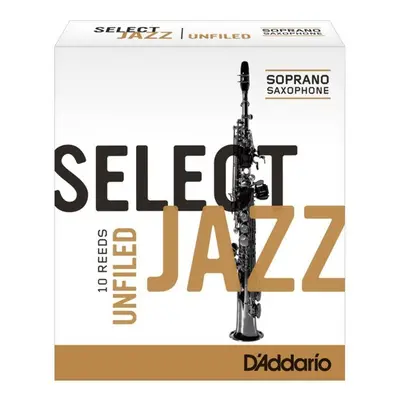 Rico RRS10SSX3H Select Jazz - Soprano Saxophone Reeds - Unfiled - 3 Hard - 10 Box