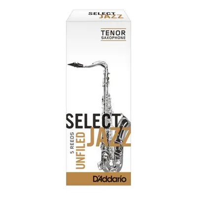 Rico RRS05TSX3H Select Jazz - Tenor Saxophone Reeds - Unfiled - 3 Hard - 5 Box