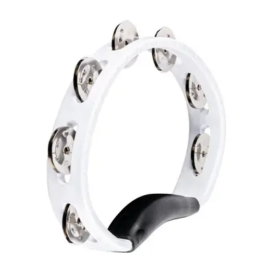 Meinl HTWH Headliner Hand Held ABS Tambourine - White