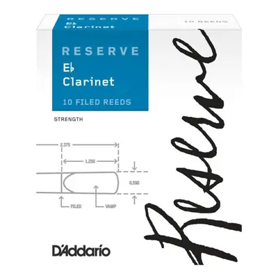 Rico DBR1020 Reserve Eb Clarinet Reed 2.0 - 10 Box