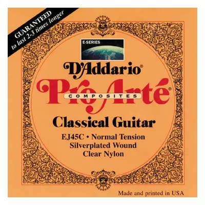 D'Addario EJ45C Composite Nylon Pro Arté Normal - .028 - .044