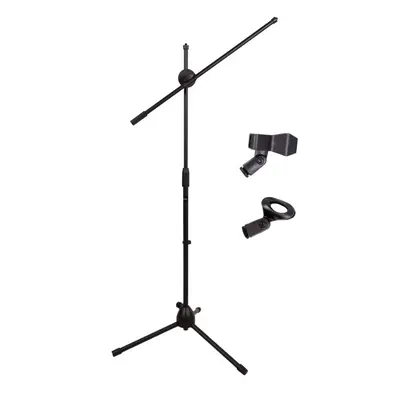 Veles-X 2 Mic Clips Boom Arm Tripod Microphone Stand