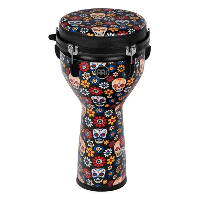 Meinl JD10DA-DH Jumbo Synthetic Djembe 10” - Day Of The Dead/Designer Head