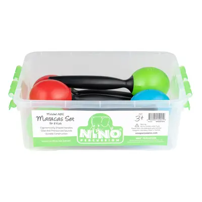 NINO Percussion NINOSET575 Molded ABS Egg Maracas Set