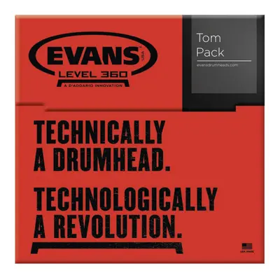 Evans ETP-G1CTD-R G1 Coated Tom Pack - Rock