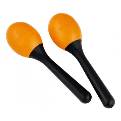 NINO Percussion NINO569OR Plastic Egg Maracas - Orange