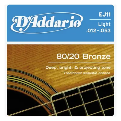 D'Addario EJ11 Bronze Light 12-53