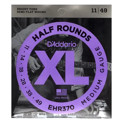 D'Addario EHR370 Half Rounds Super Medium - .011 - .049