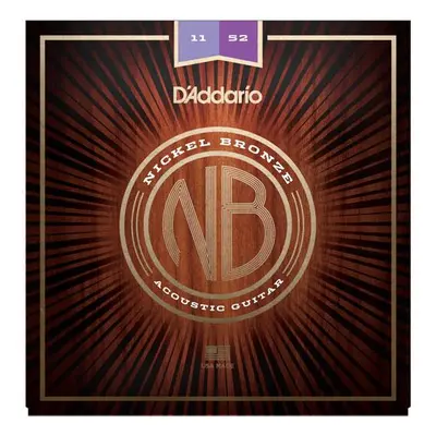 D'Addario NB1152 Nickel Bronze Acoustic Custom Light