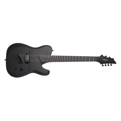 Schecter PT-7 MS Black Ops - Satin Black Open Pore