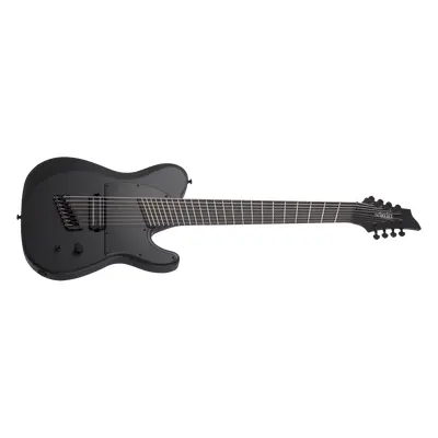 Schecter PT-8 MS Black Ops - Satin Black Open Pore