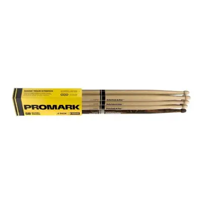 Pro-Mark RBH595AW-4PFG Rebound 5B Hickory Wood Tip 4-Pack