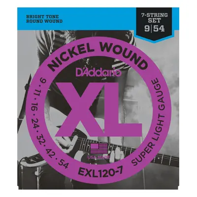 D'Addario EXL120-7 Super Light - .009 - .054