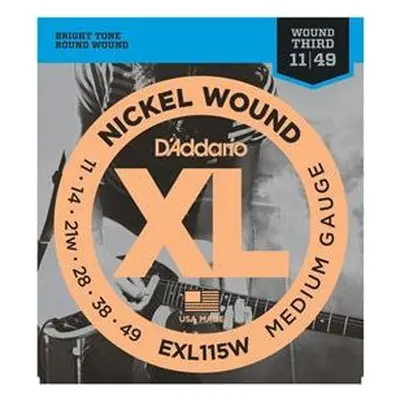 D'Addario EXL115W Blues/Jazz Rock - .011 - .049