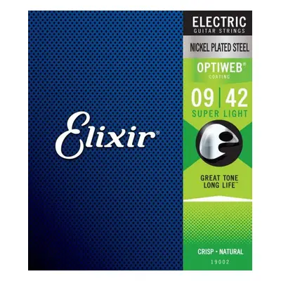 Elixir 16550 Optiweb Super Light (9-42) 3-pack