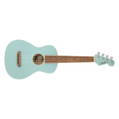 Fender Avalon Tenor Ukulele Walnut Fingerboard - Daphne Blue