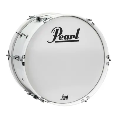 Pearl MJB1808/CXN33 Junior Marching Series Bass Drum 18”x8” - Pure White