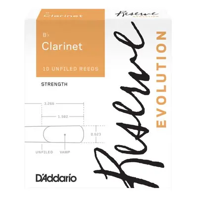 Rico DCE1030 Reserve Evolution - Bb Clarinet Reeds 3.0 - 10 Box