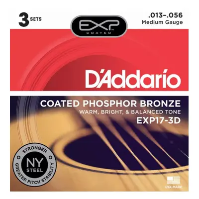 D'Addario EXP17-3D Phosphor Bronze 13-53