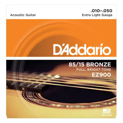 D'Addario EZ900 80/15 Bronze Extra Light - .010 - .050