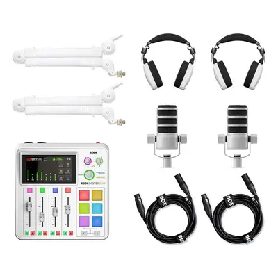 Rode Two-person podcasting bundle - White