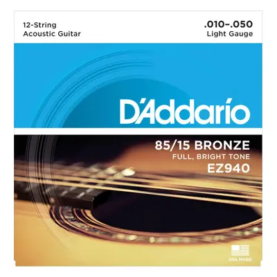 D'Addario EZ940 80/15 Bronze Light - .010 - .050