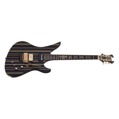 Schecter Synyster Custom-S Black with Gold Stripes