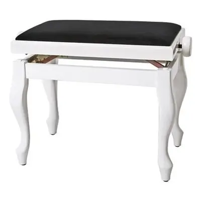 Gewa Piano Bench Deluxe Classic 130.350 White Gloss