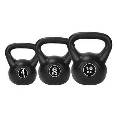 Sada činek kettlebell, 4-6-10 kg