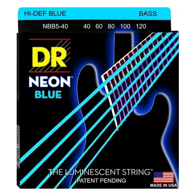 DR Strings NBB5-40 Struny pro 5-strunnou baskytaru