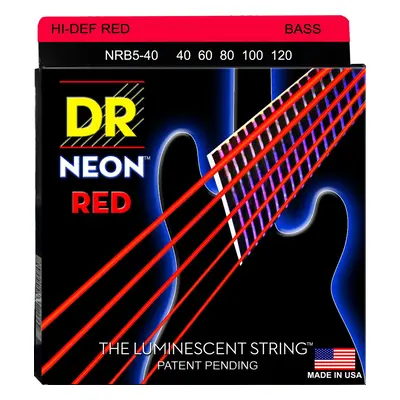 DR Strings NRB5-40 Struny pro 5-strunnou baskytaru