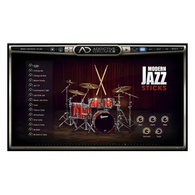 XLN Audio AD2: Modern Jazz Sticks (Digitální produkt)