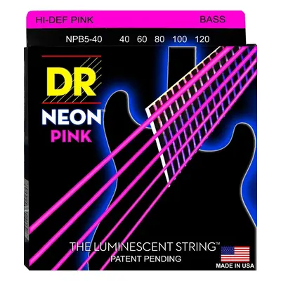 DR Strings NPB5-40 Struny pro 5-strunnou baskytaru