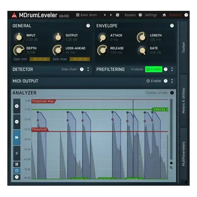 MELDA MDrumLeveler (Digitální produkt)