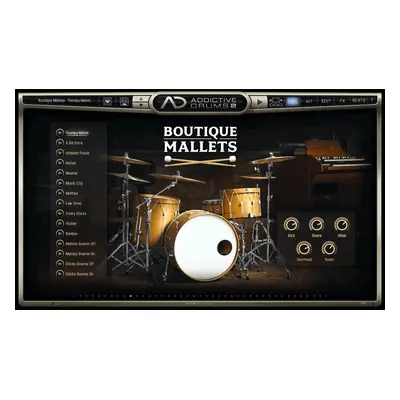 XLN Audio AD2: Boutique Mallets (Digitální produkt)