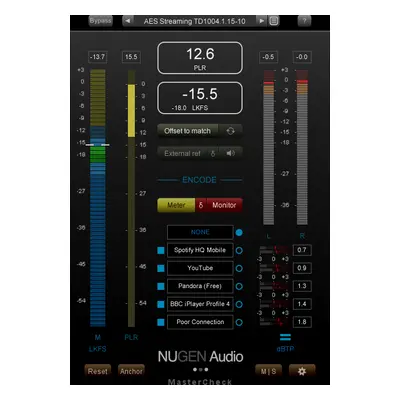 Nugen Audio MasterCheck (Digitální produkt)