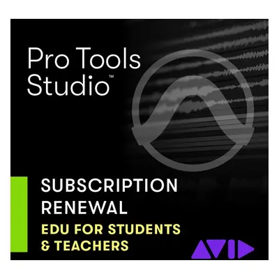 AVID Pro Tools Studio Annual Paid Annual Subscription - EDU (Renewal) (Digitální produkt)