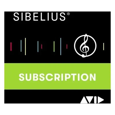 AVID Sibelius Artist Annual New Subscription (Digitální produkt)