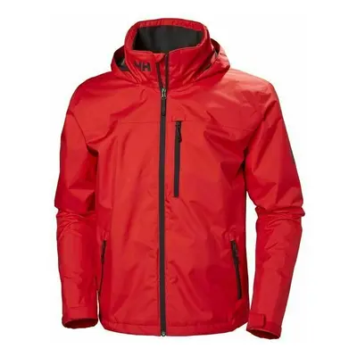 Helly Hansen Bunda Men's Crew Hooded Sailing Jacket Red