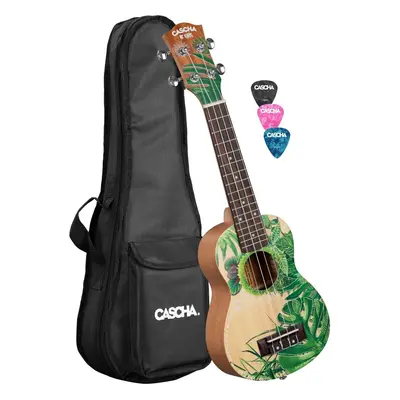 Cascha HH Art Series Leafy Sopránové ukulele