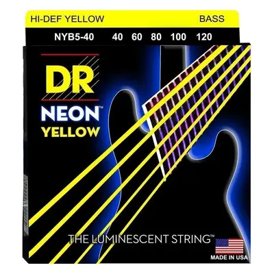 DR Strings NYB5-40 Struny pro 5-strunnou baskytaru