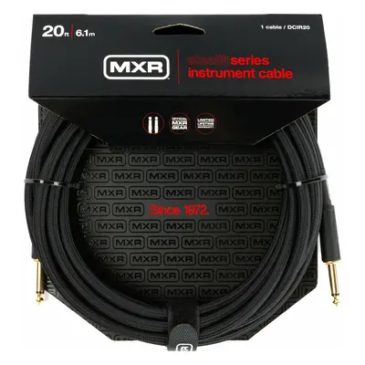 Dunlop MXR DCIR20 Stealth 6,1 m Rovný - Rovný Nástrojový kabel