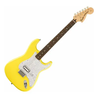 Fender Limited Edition Tom Delonge Stratocaster Graffiti Yellow Elektrická kytara