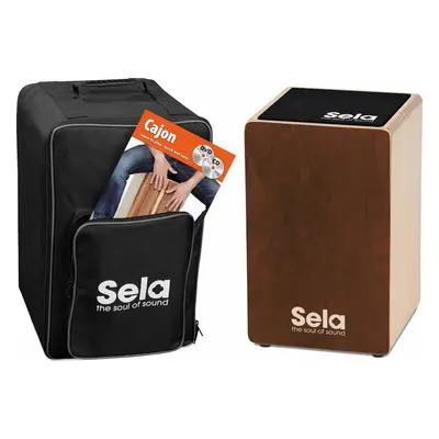 Sela Primera Brown Bundle Brown Dřevěný cajon